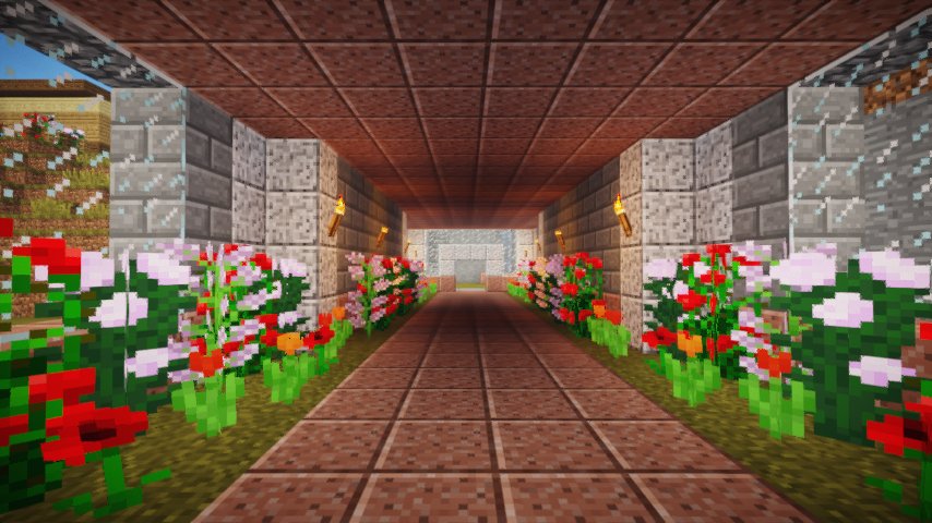 Flower tunnel because Caby's gay and soft [and MINE]