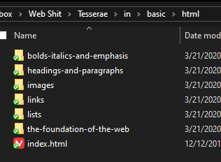 Tesserae's new file structure