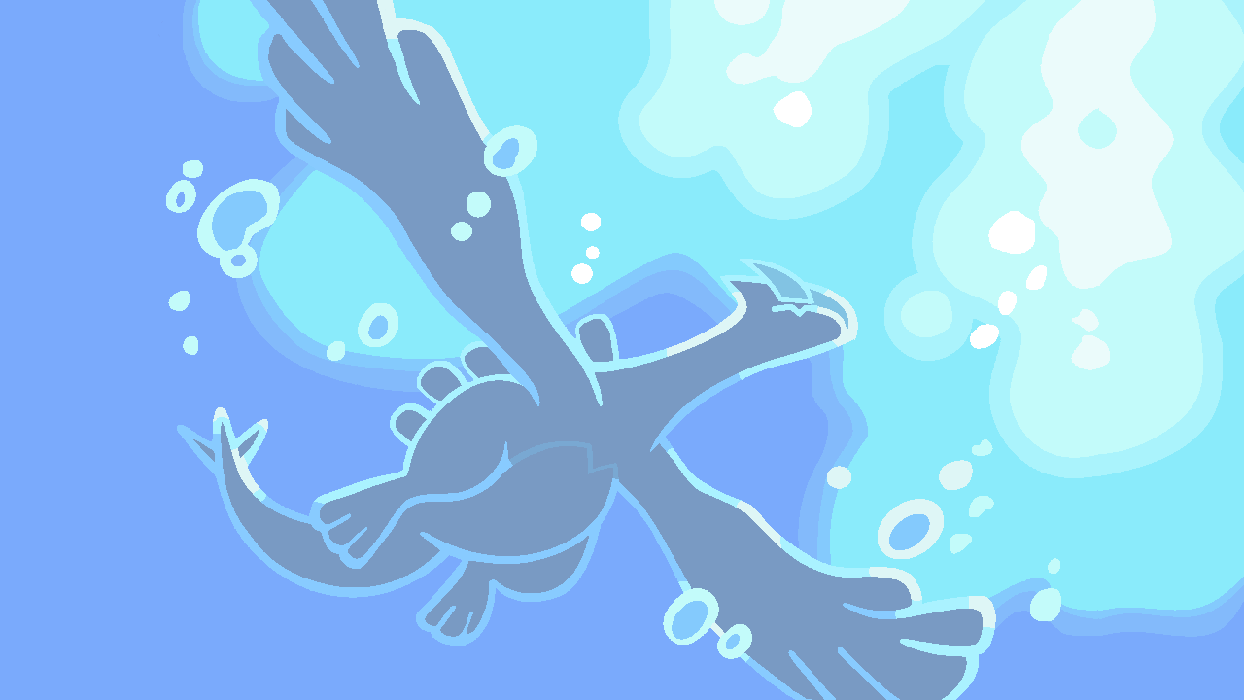 HD wallpaper: Pokemon character wallpaper, Pokémon, Lugia, Soulsilver,  water