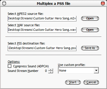 PSS Plex's multiplex setup