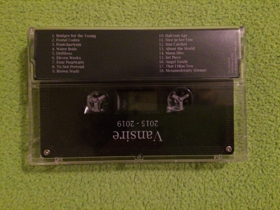 The back of "The Latter Teens" Vansire tape