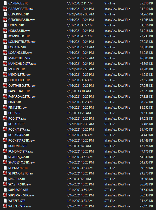 Amplitude's stereo mixes in some bizarre format