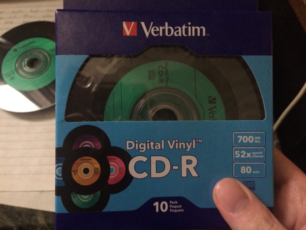 Verbatim "digital vinyl" CD-Rs