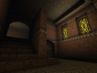 The hallway past spawn