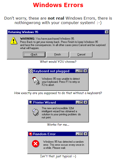 00fun's "Fun Windows Errors" page