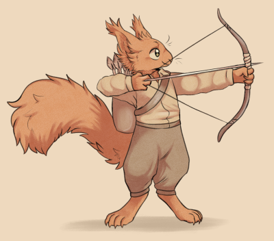 squirrel archer!