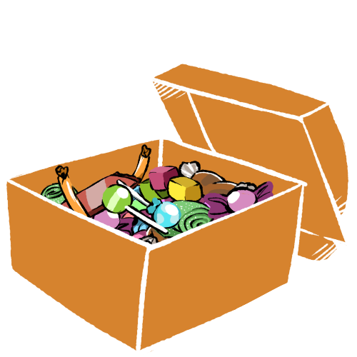 a box of sweets!