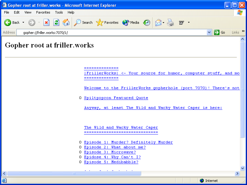 Internet Explorer 6