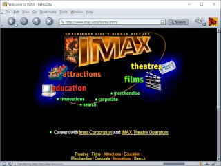 IMAX's home page