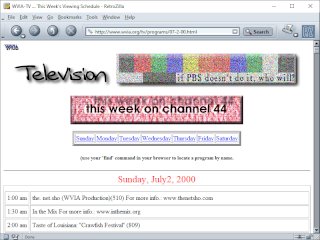 What's on WVIA the week of July 2, 2000